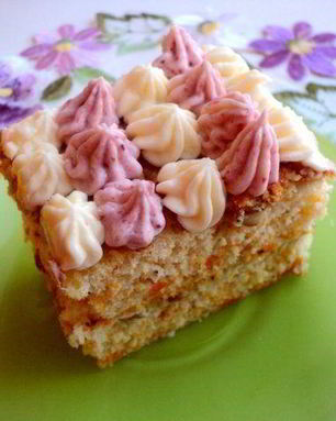 Тыквенно-ореховое пирожное