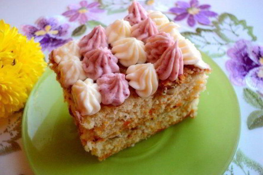 Рецепт тыквенно-орехового пирожное