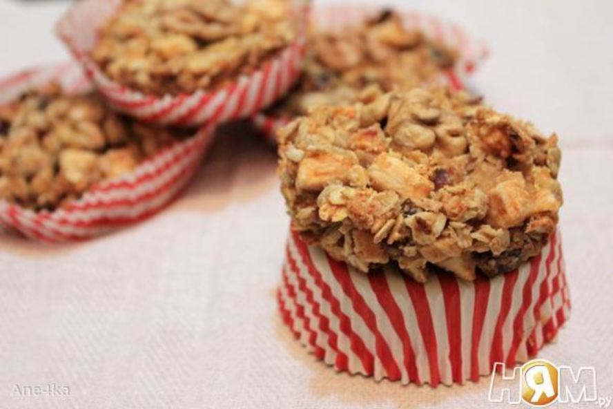 Рецепт яблочно-финикового пирожного