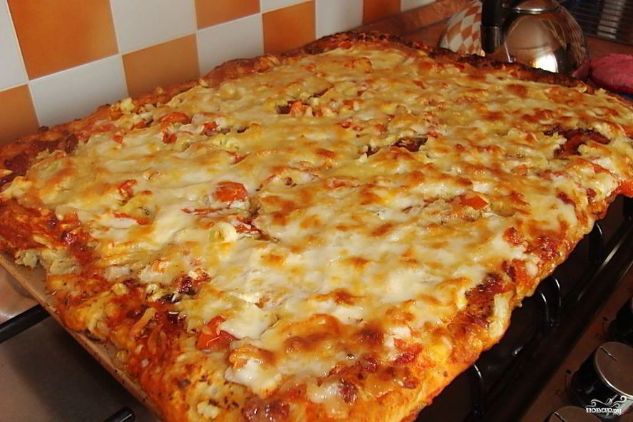 Рецепт быстрой пиццы