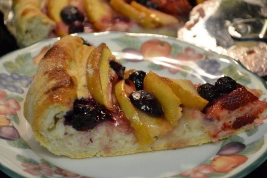 Рецепт фруктовой пиццы