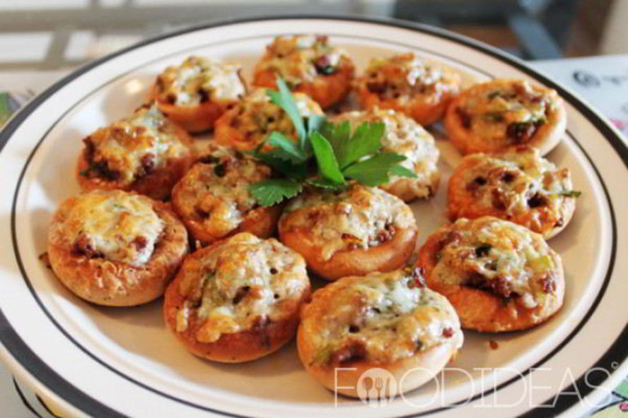 Рецепт мини-пиццы на сушках