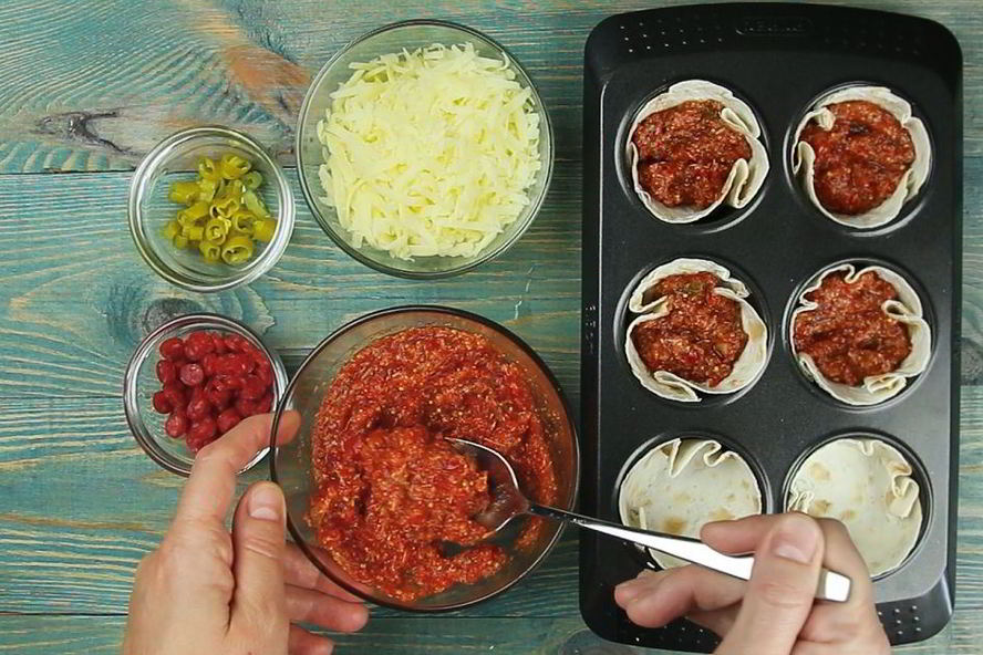 Рецепт мини-пицц