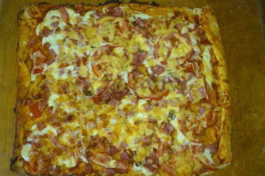 Рецепт пиццы домашней из готового теста