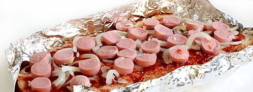 пицца из батона. Шаг 4