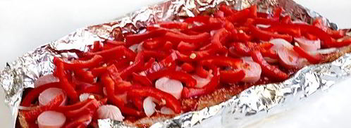 пицца из батона. Шаг 5