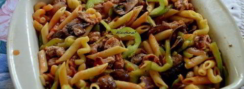 пицца из индюшатины с пастой. Шаг 6