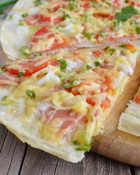 Пицца на лаваше в духовке