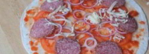 пицца на лаваше. Шаг 3