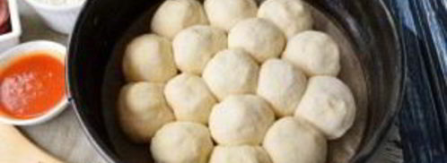 пицца на шариках из теста. Шаг 3