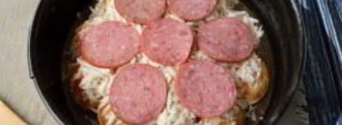 пицца на шариках из теста. Шаг 6