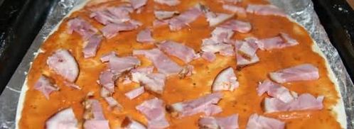 пицца на тонкой основе. Шаг 48