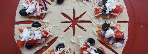 пицца рождественский венок. Шаг 13