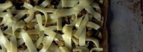 пицца с баклажанами и оливками. Шаг 3