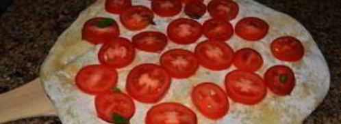 пицца с сыром и ветчиной. Шаг 3