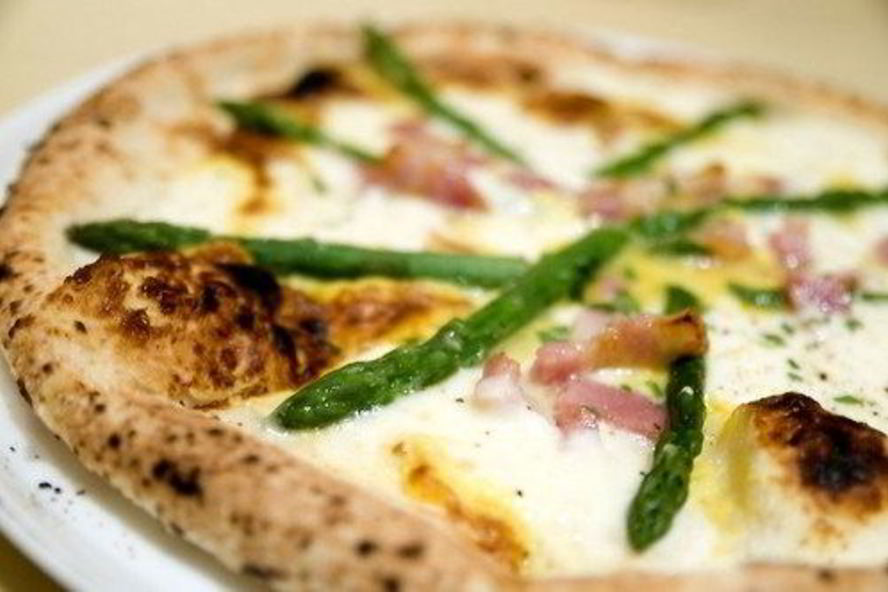 Рецепт пиццы со спаржей