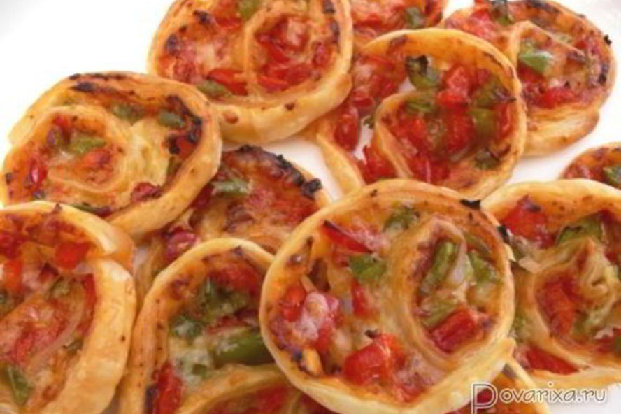 Рецепт пицц-мини из рулета
