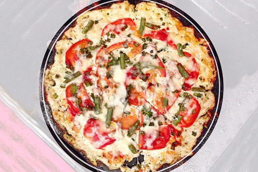 Рецепт творожной пиццы с грибами