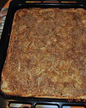 Эльзасская сладкая пицца