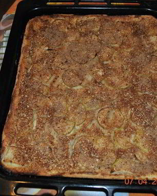 Эльзасская сладкая пицца