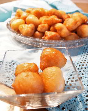 Греческие пончики Лукумадэс