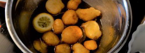 греческие пончики лукумадэс. Шаг 12