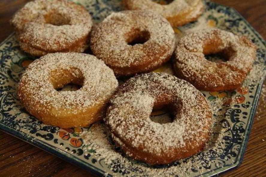 Рецепт картофельных пончиков в сахарного пудре