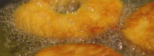 картофельные пончики в сахарной пудре. Шаг 7