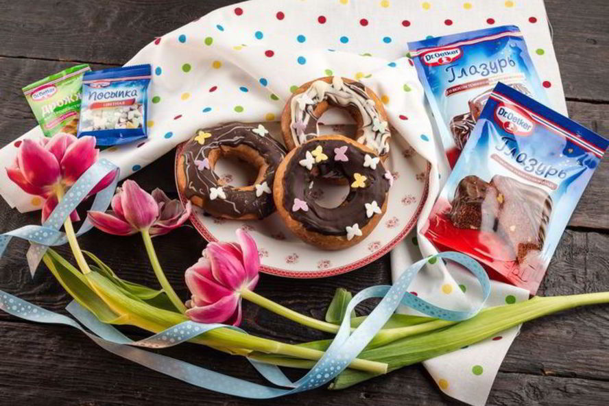 Рецепт классических пончиков со сладкой помадкой