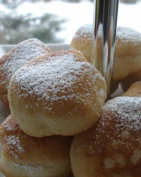 Лимонные пончики