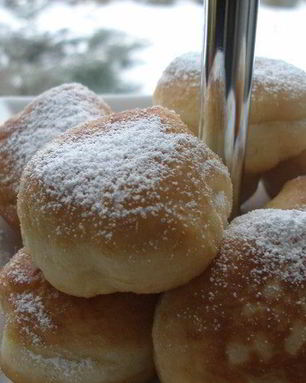 Лимонные пончики