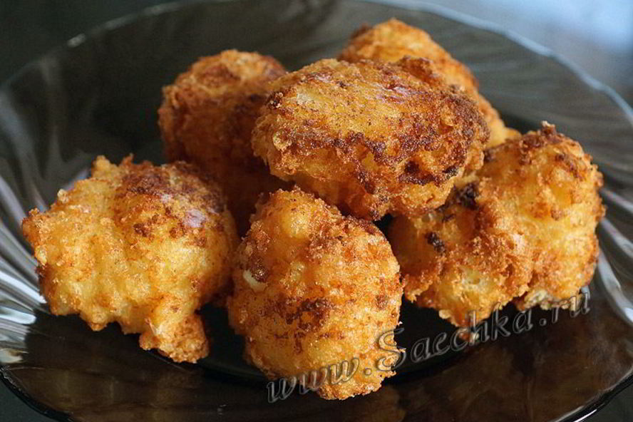 Рецепт пивных пончиков с грушей