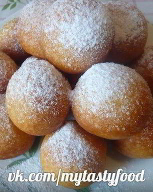 Пончики из творога в мультиварке