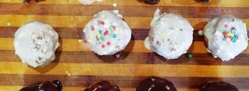 творожные пончики из детства. Шаг 10