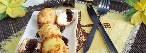 творожные пончики с шоколадом. Шаг 10