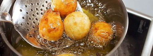 творожные пончики в сахарной пудре. Шаг 4