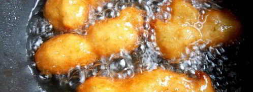 заварные картофельные пончики. Шаг 18