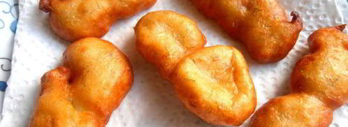 заварные картофельные пончики. Шаг 19