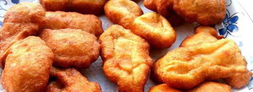 заварные картофельные пончики. Шаг 20