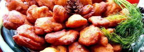 заварные картофельные пончики. Шаг 24