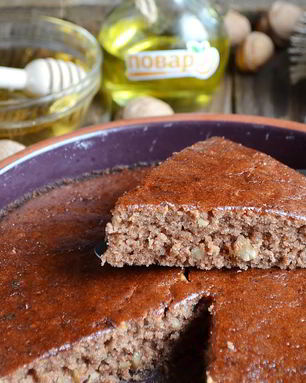 Коврижка медовая постная