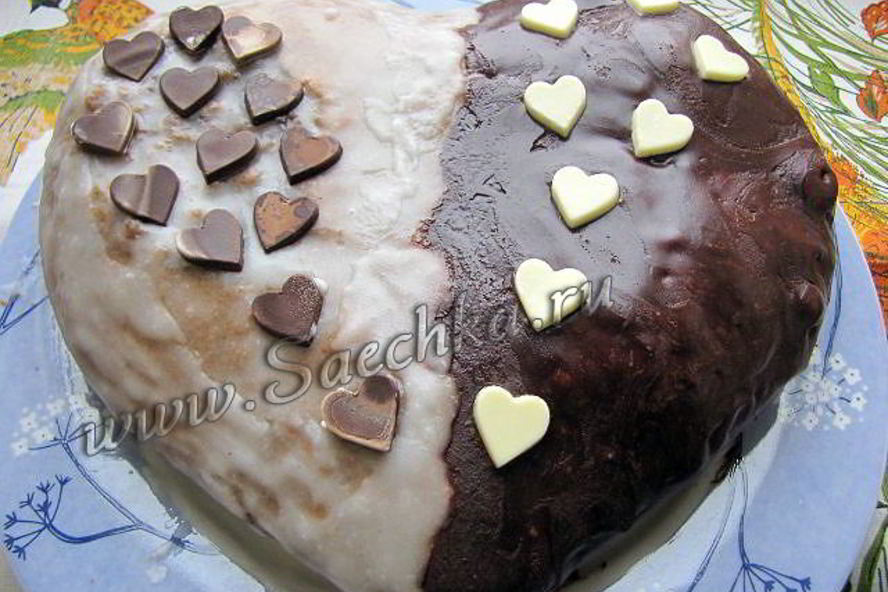 Рецепт коврижки медовой сердечной