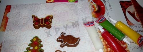 новогодние пряники козули. Шаг 11