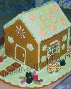 Новогодний пряничный домик