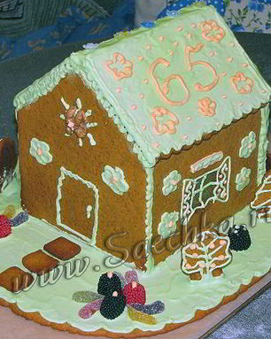 Новогодний пряничный домик