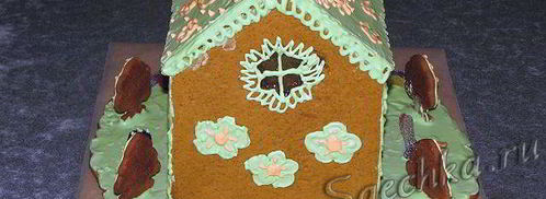 новогодний пряничный домик. Шаг 14