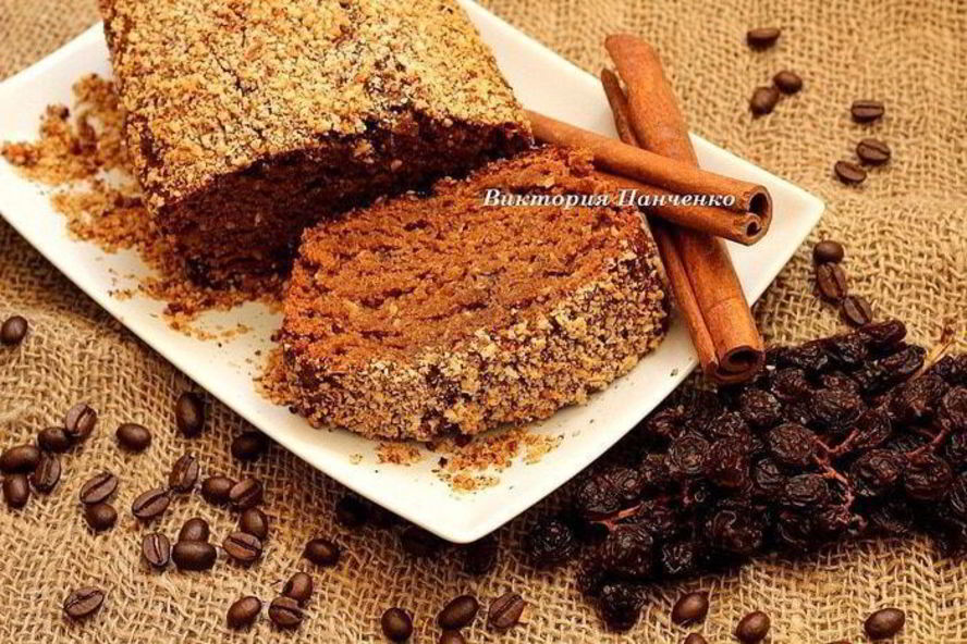 Рецепт постной кофейно-медовая коврижка