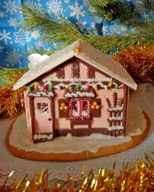 Шоколадно-пряничный домик