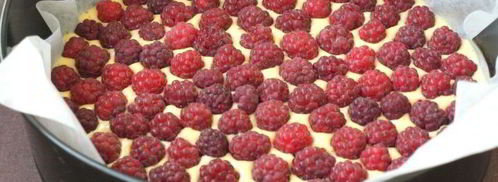 малиновая шарлотка. Шаг 2