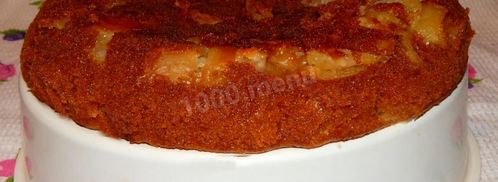 шарлотка на кефире в мультиварке. Шаг 7